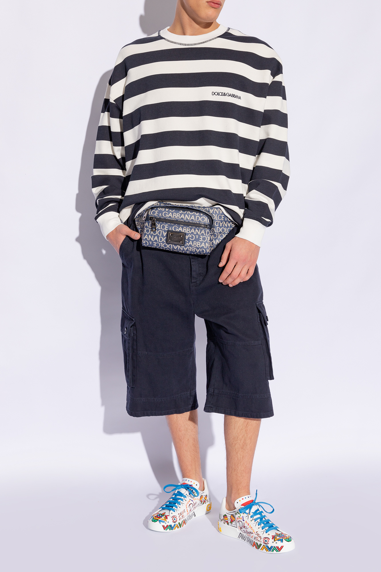 Dolce & Gabbana Kids pleated-detail chinos Dolce & Gabbana Kids pleated-detail chinos